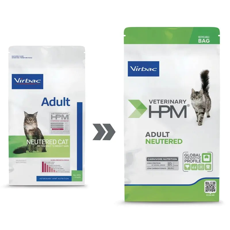 Virbac Hpm Feline Adult Neutered 12Kg, cat food