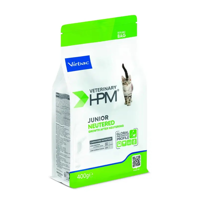 Virbac Hpm Feline Junior Neutered 400 g, cat food