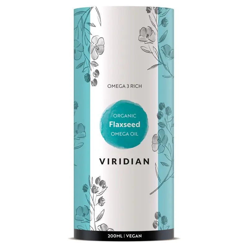 Viridian Golden Linseed Oil 200Ml. Bio