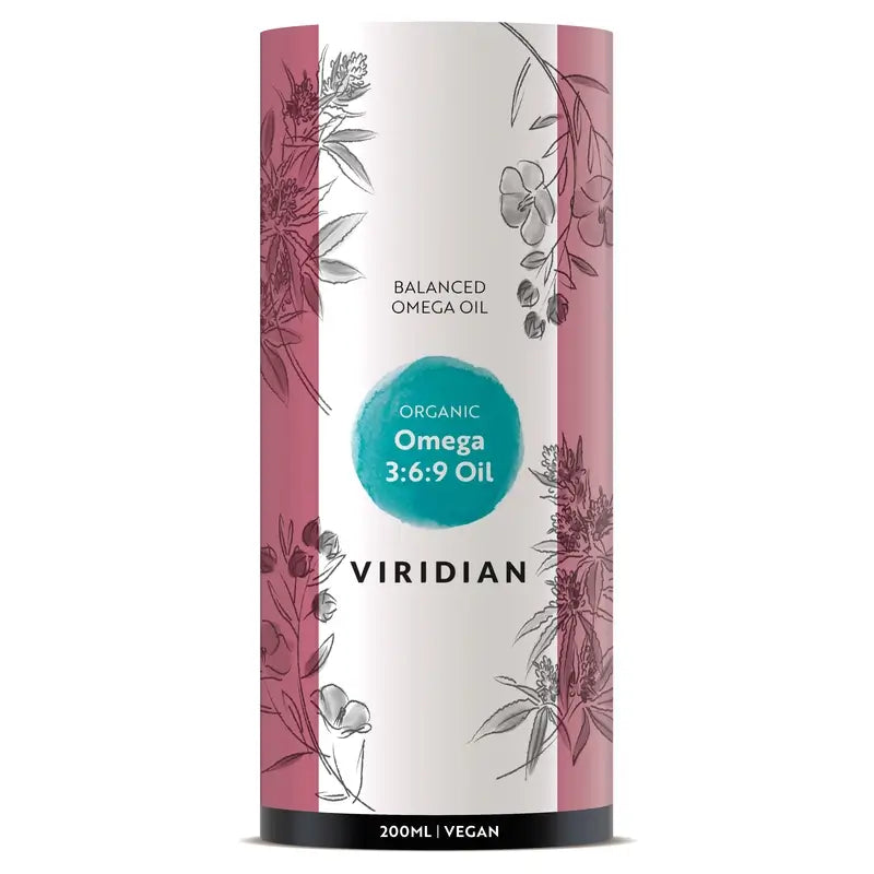 Viridian Omega 3-6-9 Oil 200Ml. Vegan