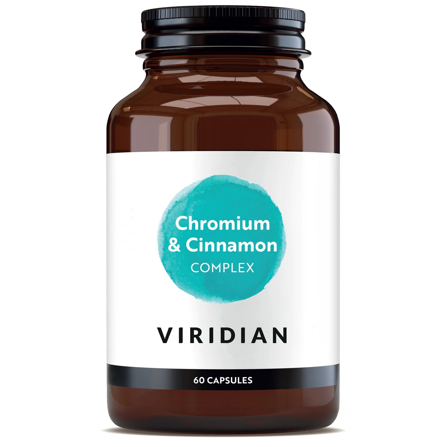Viridian Chromium & Cinnamon Complex - 60 Veg Caps, 60 capsules