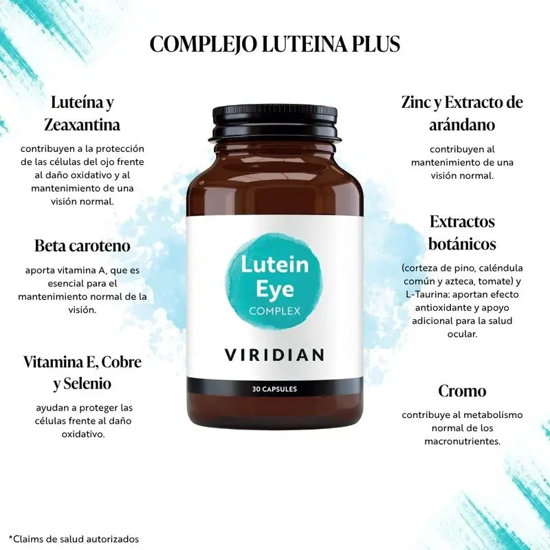 Viridian Lutein Plus 30Cap.Veg.