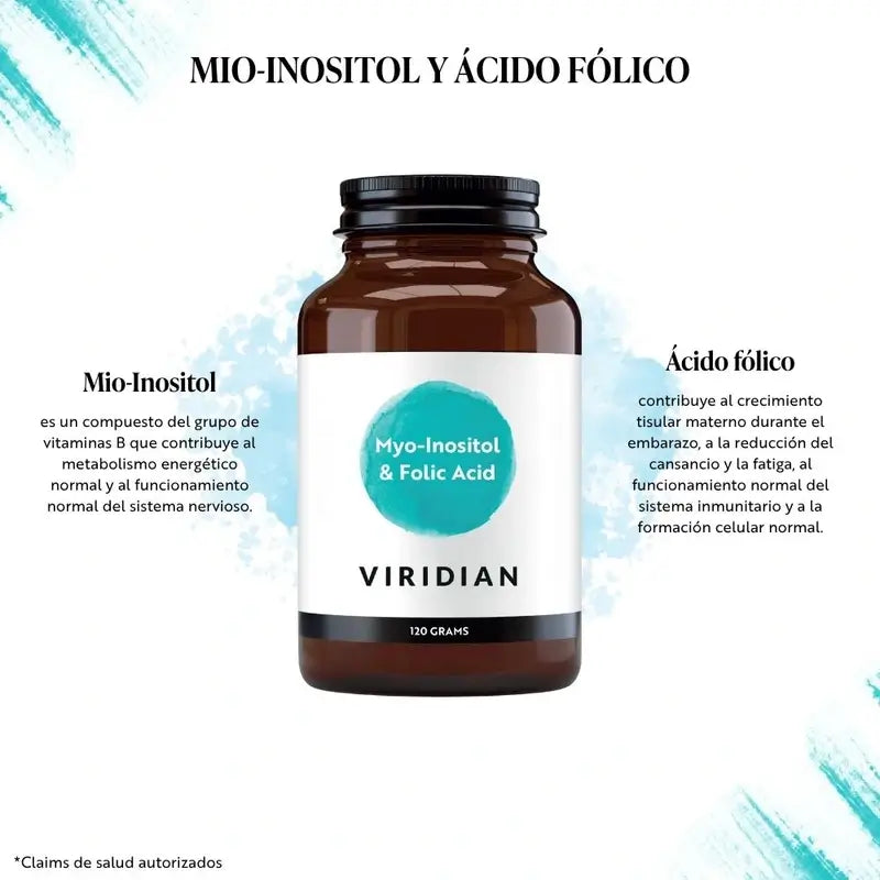 Viridian Myo-Inositol With Folic Acid 120Gr.