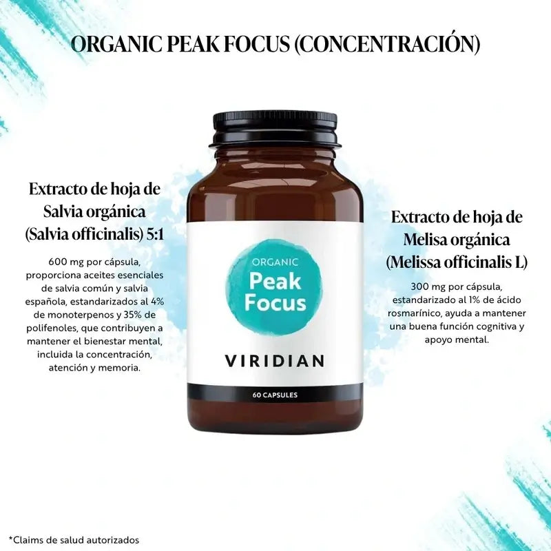 Viridian Peak Focus 60Cap.
