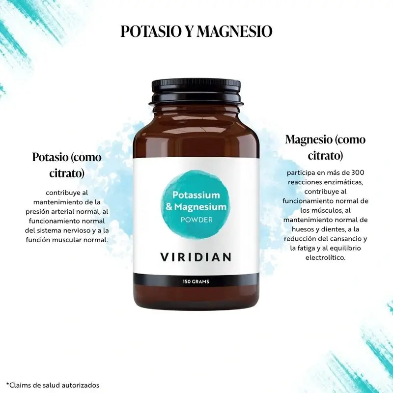 Viridian Potassium Magnesium Citrate Powder , 150 g