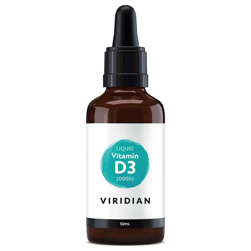 Viridian Vitamin D3 2000Iu Liquid Vegan 50Ml.