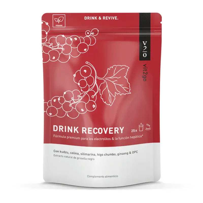 Vit2Go Drink Recovery Natural Anti-Hangover Supplement, 250 g