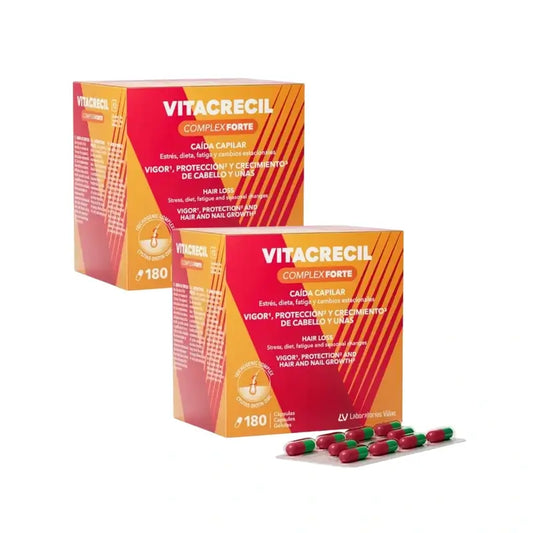 Vitacrecil Complex Forte, Pack 2 x 180 capsules