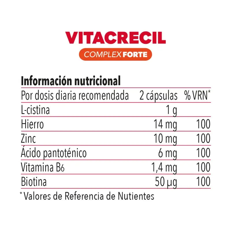 Vitacrecil Complex Forte, Pack 3 x 60 Capsules