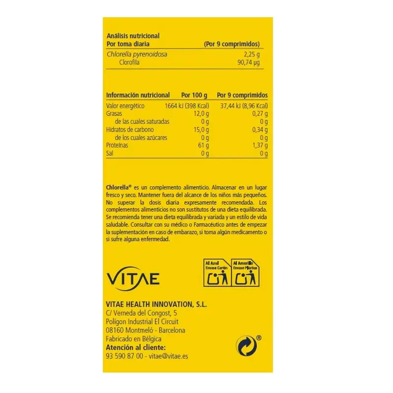 Chlorella 300 tablets – Containing Chlorella algae