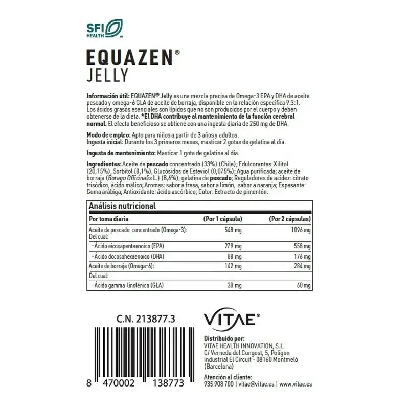 Vitae Equazen Jelly 60 Duplo