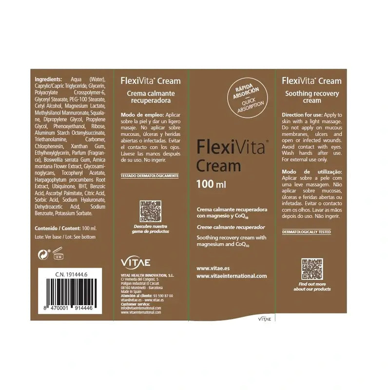 Flexivita Cream 100ml – Cream for muscle and joint pain