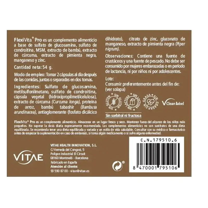 Vitae Flexivita Pro Duplo, 2X60 Capsules
