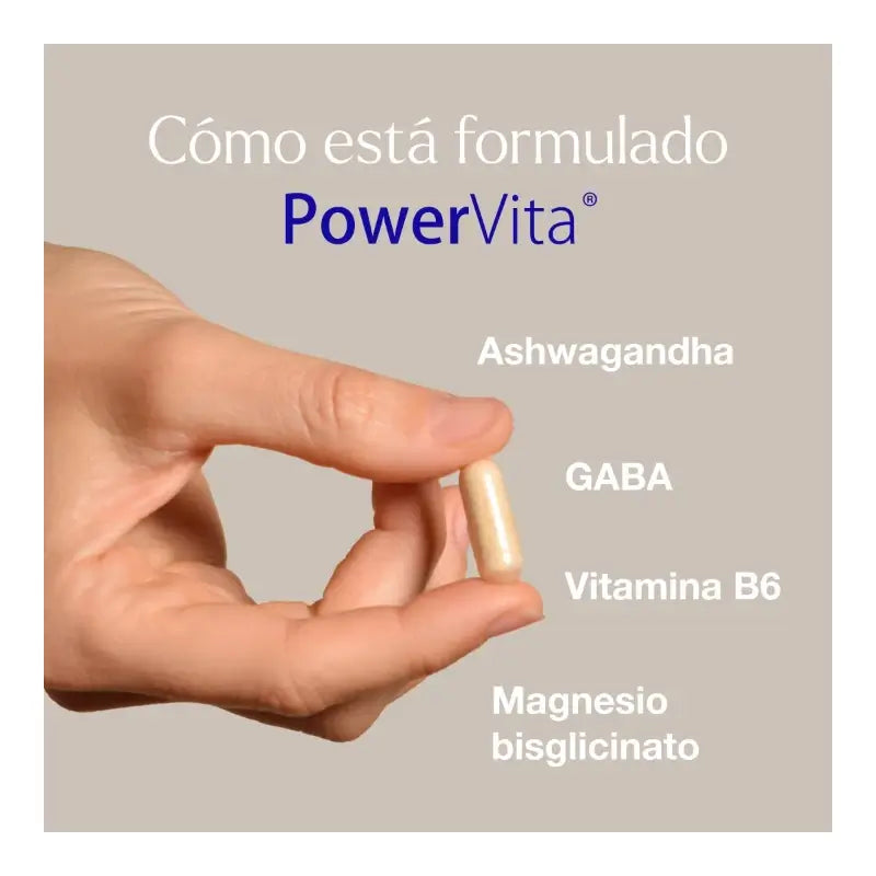 Vitae Powervita, Food Supplement With Ashwagandha, 60 capsules