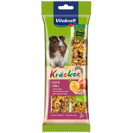 Vitakraft Guinea Pig Fruit and Flakes Sticks, 5 packs of 2