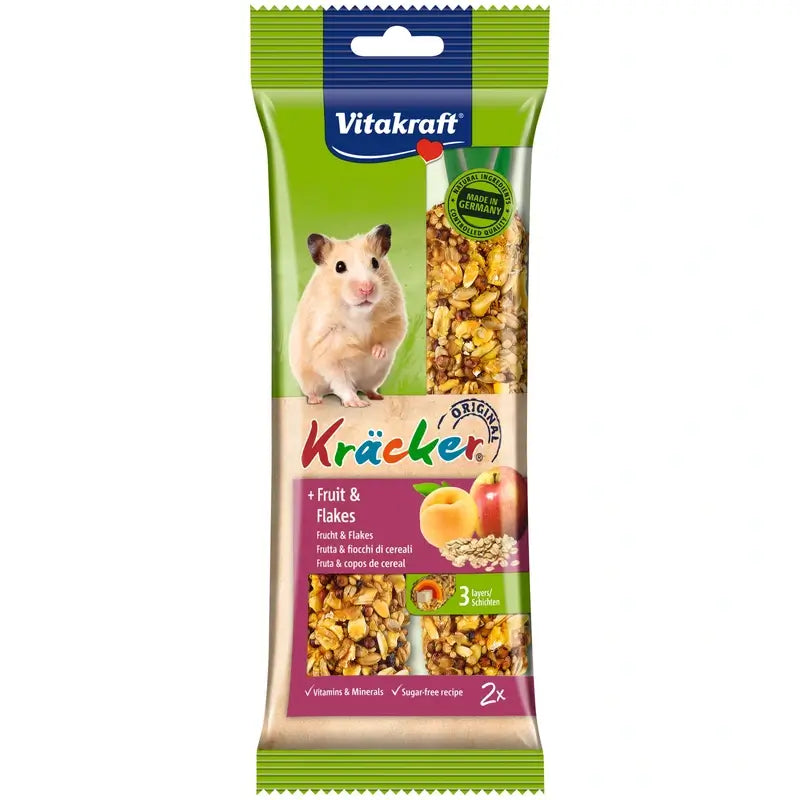 Vitakraft Hamster Fruit Sticks, 5 packs of 2