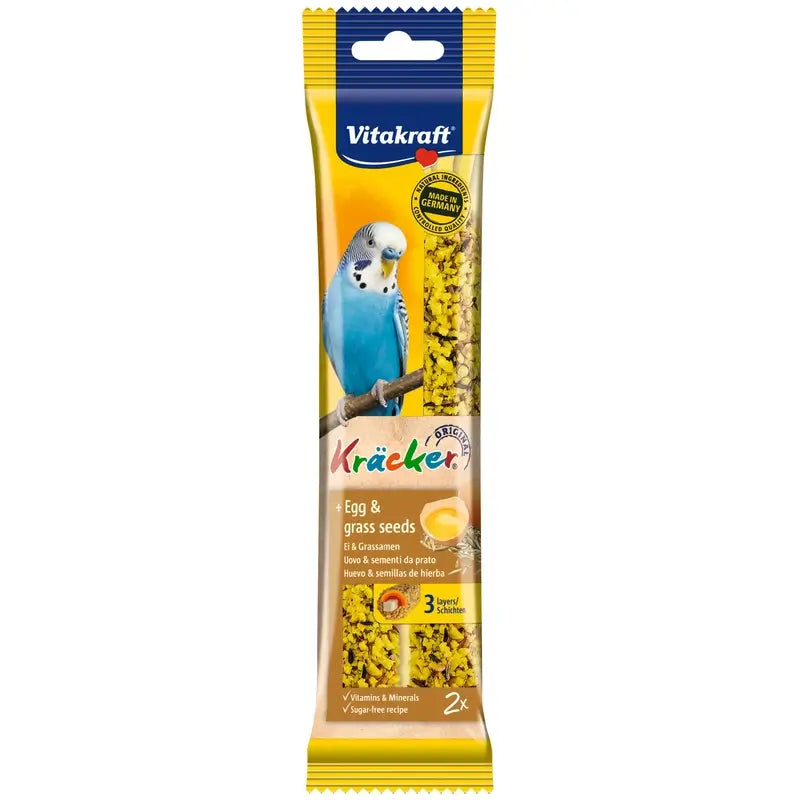 Vitakraft Parakeet Egg & Seed Sticks, 7 packs of 2