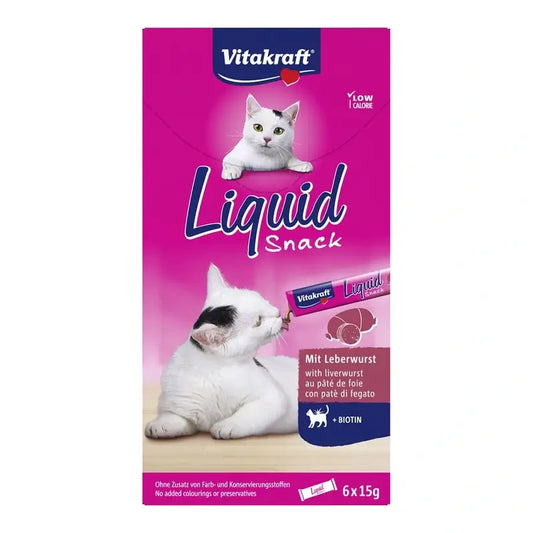 Vitakraft Cat Liquid Snack Pâté with Biotin 11x6 units