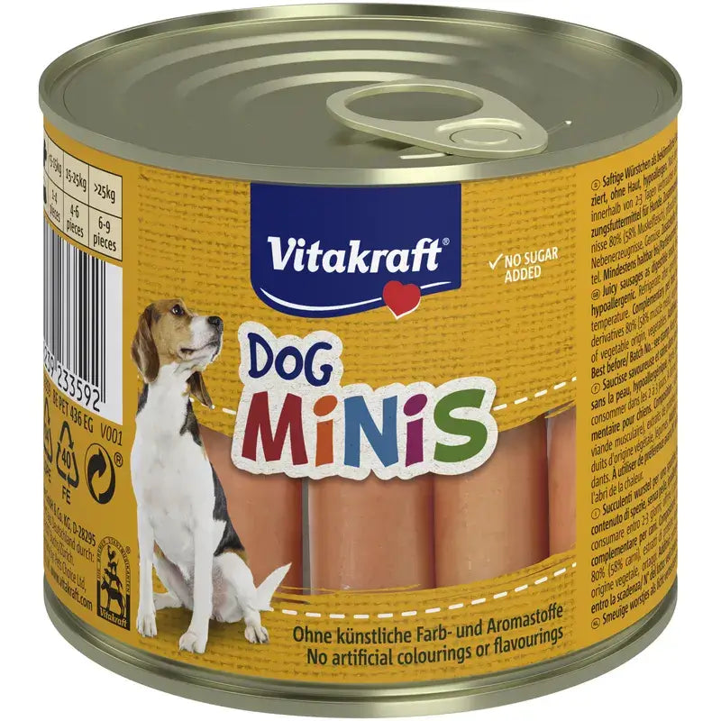 Vitakraft Dog Minis Sausages 120 grams