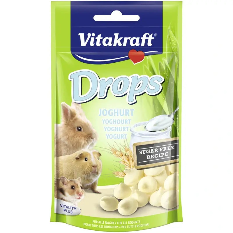 Vitakraft Yoghurt Drops for Rodents, 75 grams