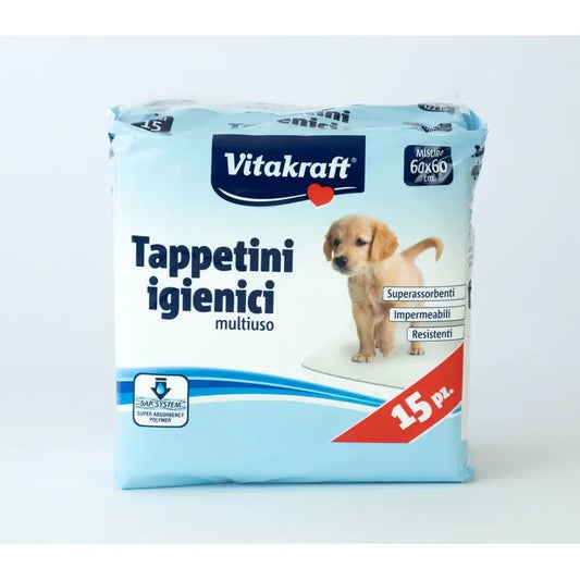 Vitakraft Puppy Pads 60x60cm, 15 pieces