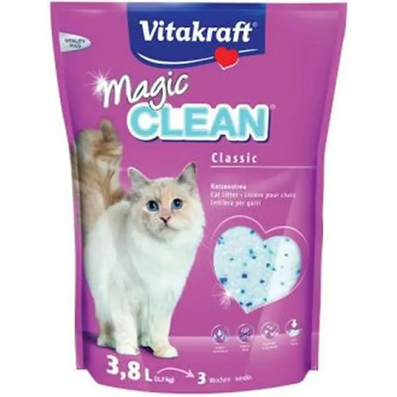 Vitakraft Magic Clean Silica Beads 3, 8 litres, 1.7 kg, 8 units