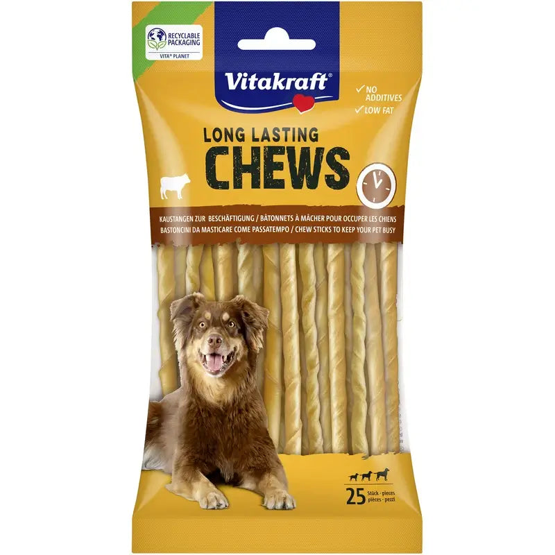 Vitakraft Twister Chews Sticks, 12.5 cm, 12 x 25 pieces