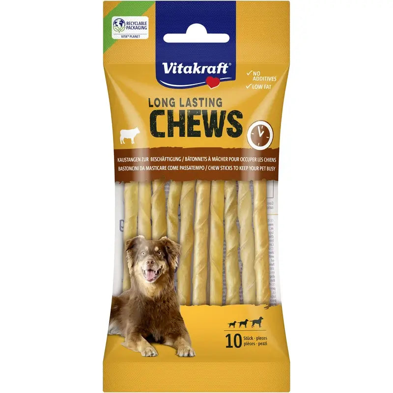 Vitakraft Twister Chews Sticks, 12.5 cm, 22 x 10 pieces