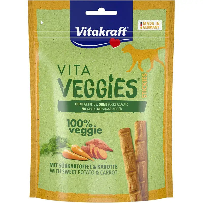 Vitakraft Veggies Dog Sticks Sweet Potato/Carrot 9 x 80g