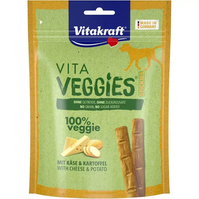 Vitakraft Veggies Dog Sticks – Cheese 9 x 80g