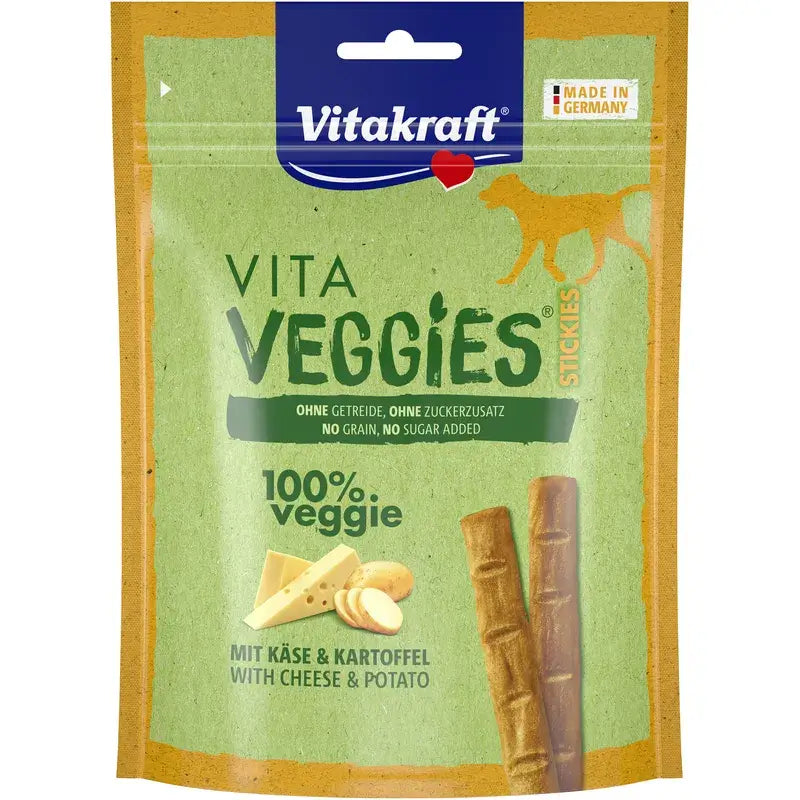 Vitakraft Veggies Dog Sticks – Cheese 9 x 80g