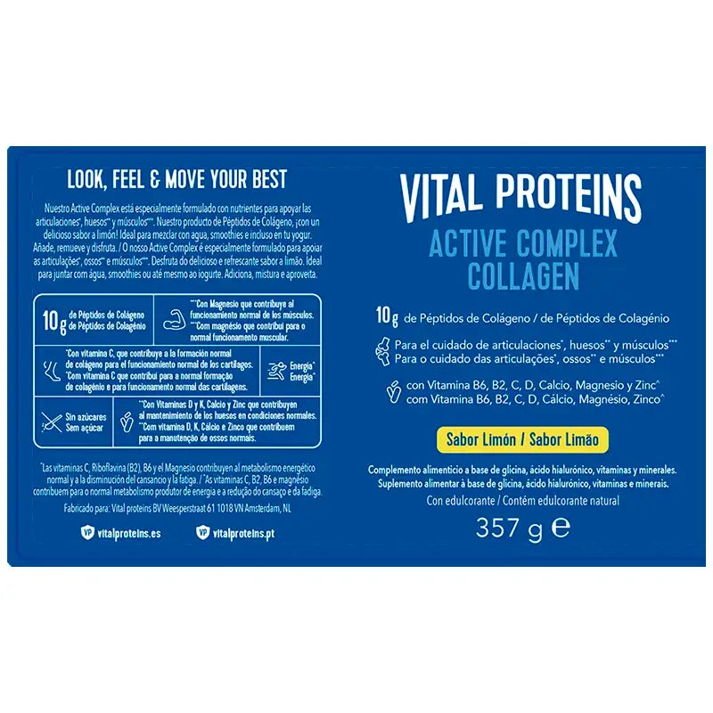 Vital Proteins Active Complex Collagen Lemon, 357 g