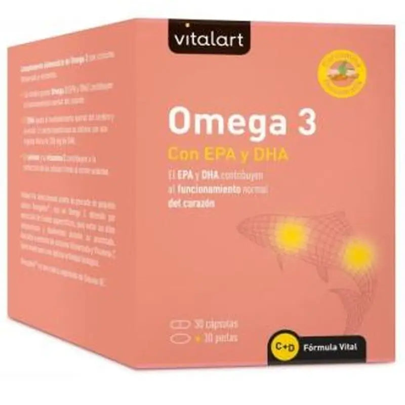 Vitalart Omega 3 Epa+Dha 30Cap+30Pearls.