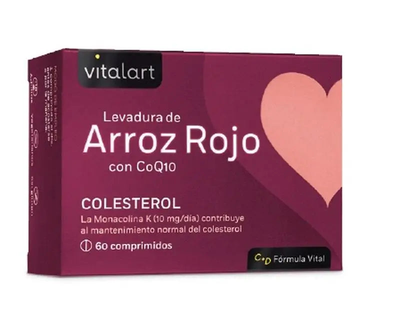 Vitalart Vitalart Red Rice Coq10, 60 Tablets