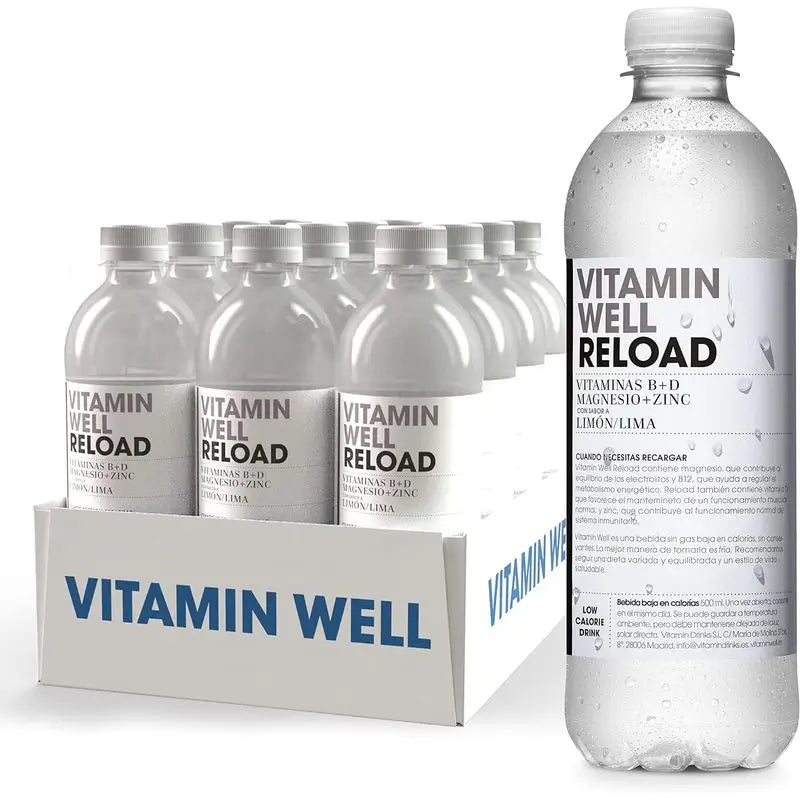 Vitamin Well Pack Reload Lime/Lemon, 12 pcs x 500 ml