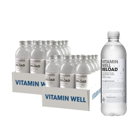 Vitamin Well Pack Reload Lime/Lemon, 24 Units X 500 Ml