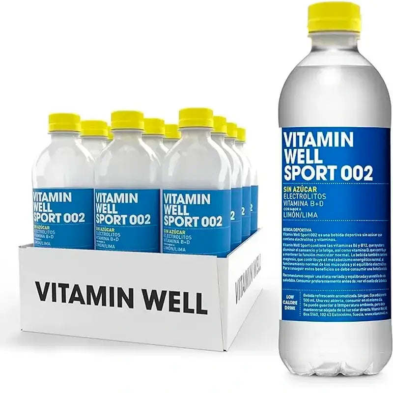 Vitamin Well Sport 002 , pack 12 x 500 ml