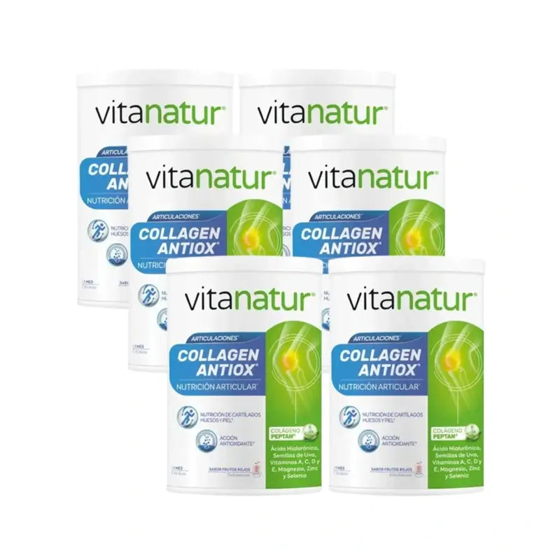 Vitanatur Collagen Antiox Plus, Pack Of 3, 2X360 Gr