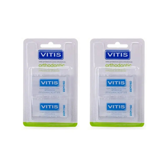 Vitis Duplo Orthodontic Protective Wax Orthodontic, 2 Units