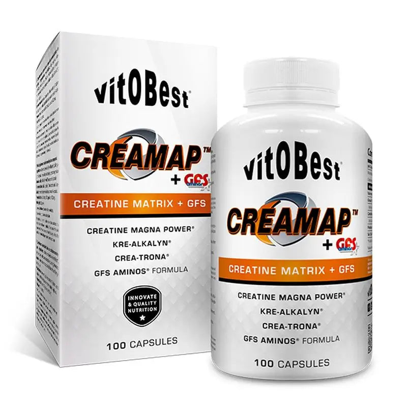 Vit.O.Best Creamap + Gfs Aminos , 100 capsules