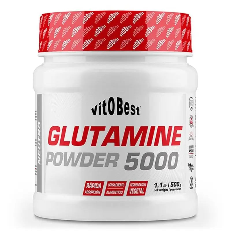Vit.O.Best Glutamine Neutral Flavour Powder, 500 g