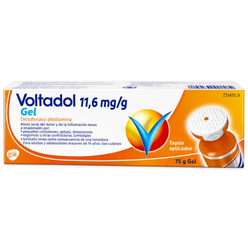 Voltadol Topical Gel with applicator cap 75 g