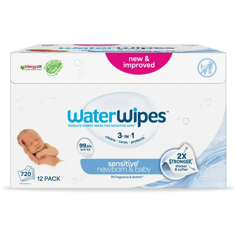 Waterwipes Bio Biodegradable Baby Wipes 12x60, 720 pcs.
