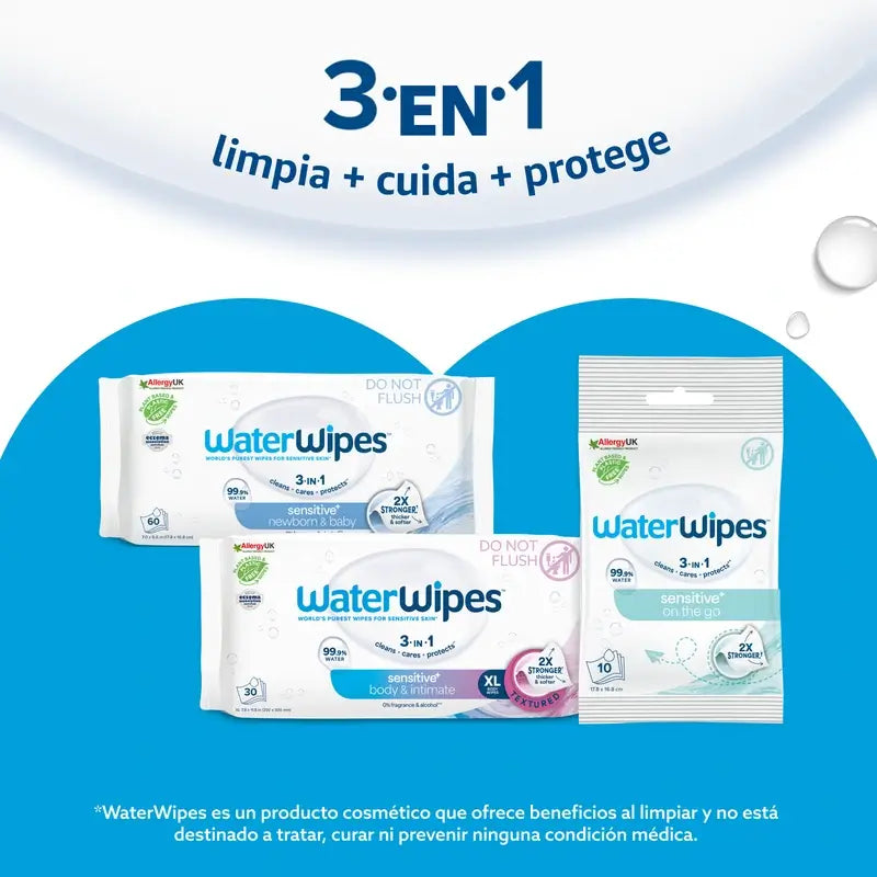 Waterwipes Biodegradable Baby Wipes 4x60, 240 pcs.