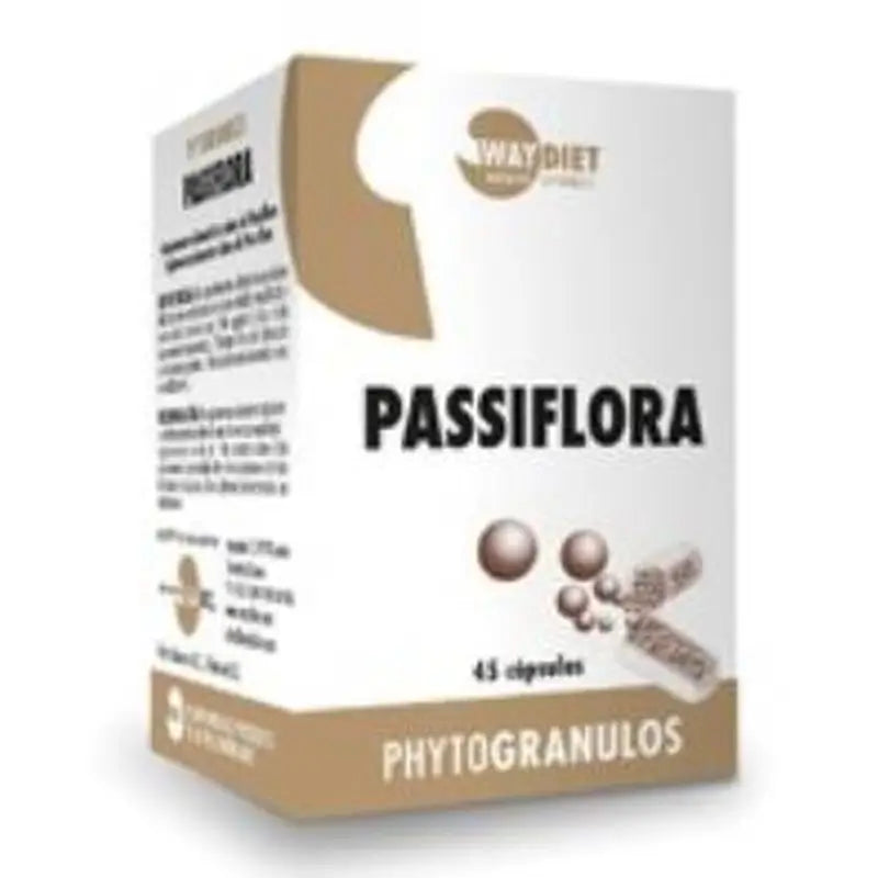 Waydiet Natural Products Passionflower Phytogranules 45Caps.