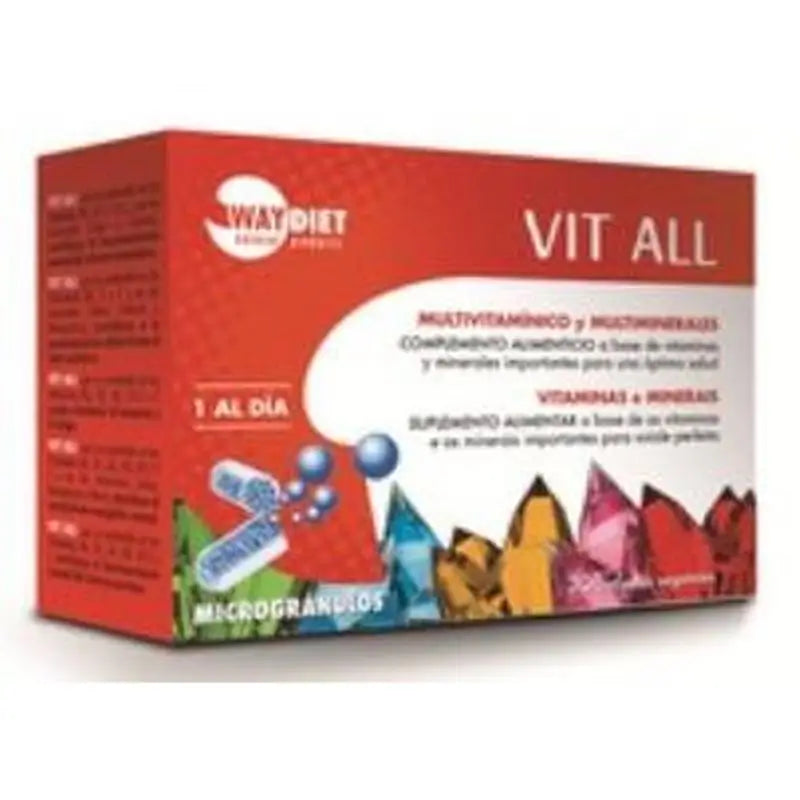 Waydiet Natural Products Vit All Multivit & Multimin 30Caps. Microgranules