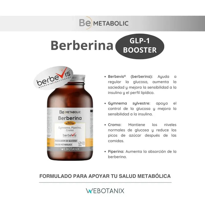 Webotanix Berberine Bemetabolic, 60 capsules