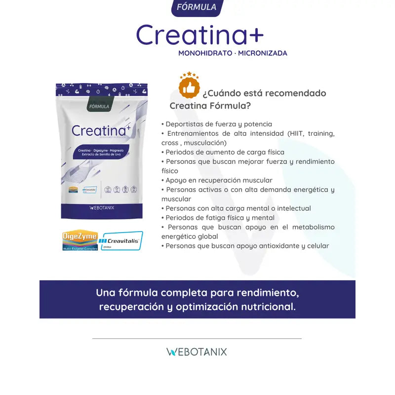 Webotanix Creatine Formula, 175 g
