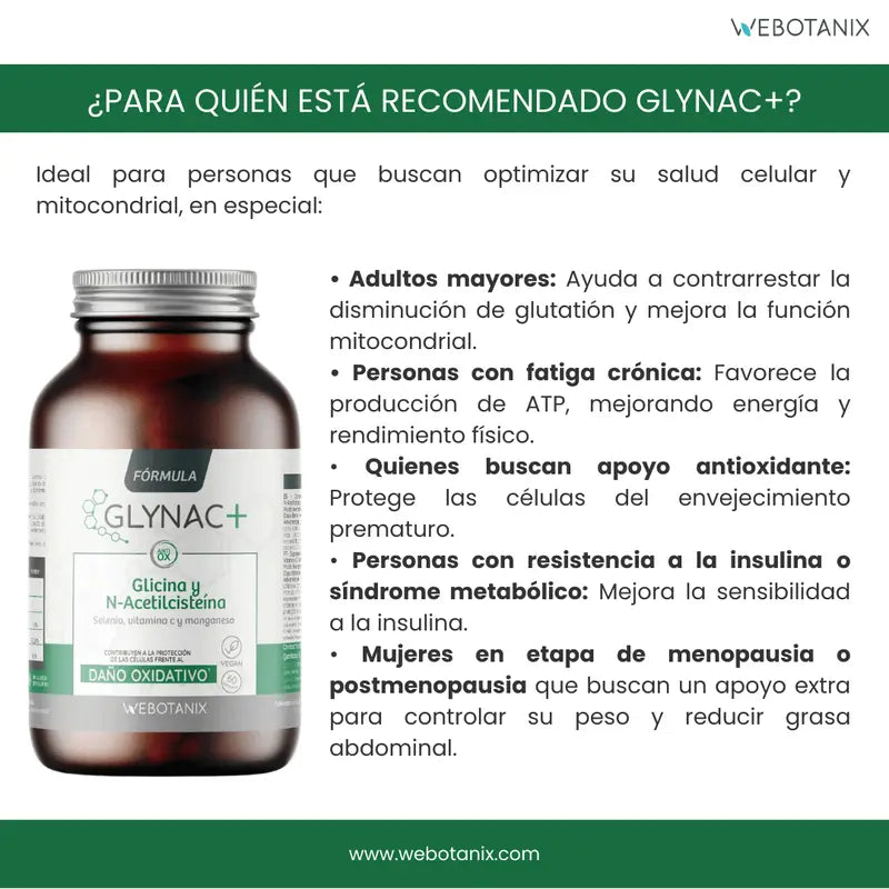 Webotanix Glynac Formula, 60 capsules