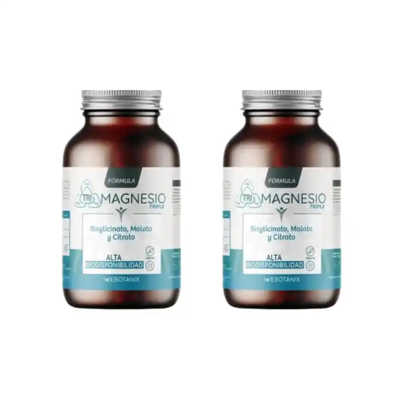 Webotanix Magnesium Triple Formula, 2X60 Capsules